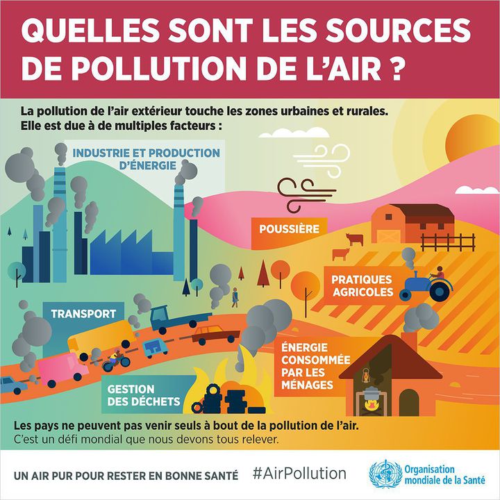 Graphique: Pollution de l'air : une menace pour la santé mondiale