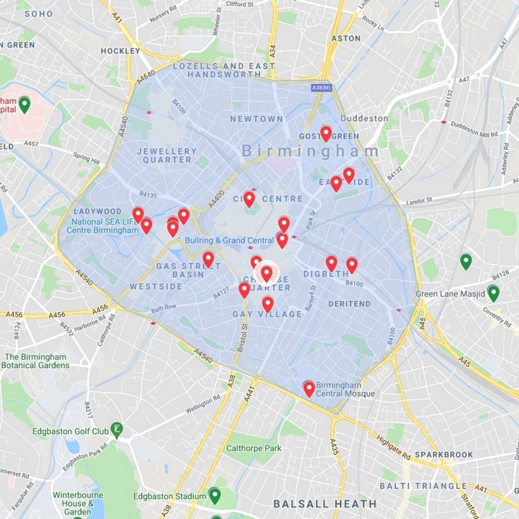 Plan du métro de Londres et ses différentes zones de tarification